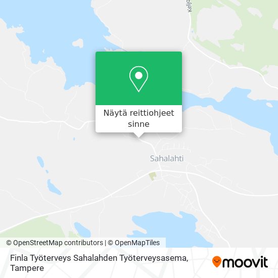 Finla Työterveys Sahalahden Työterveysasema kartta