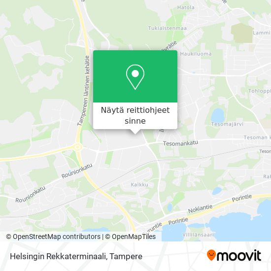 Helsingin Rekkaterminaali kartta