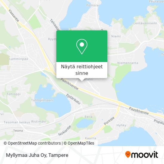 Myllymaa Juha Oy kartta