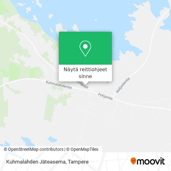 Kuhmalahden Jäteasema kartta