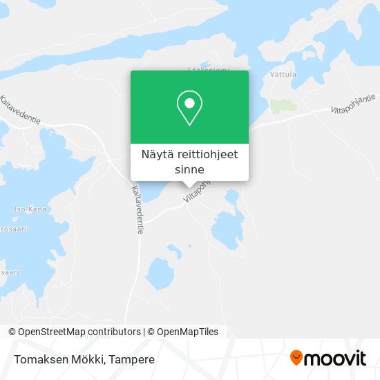 Tomaksen Mökki kartta