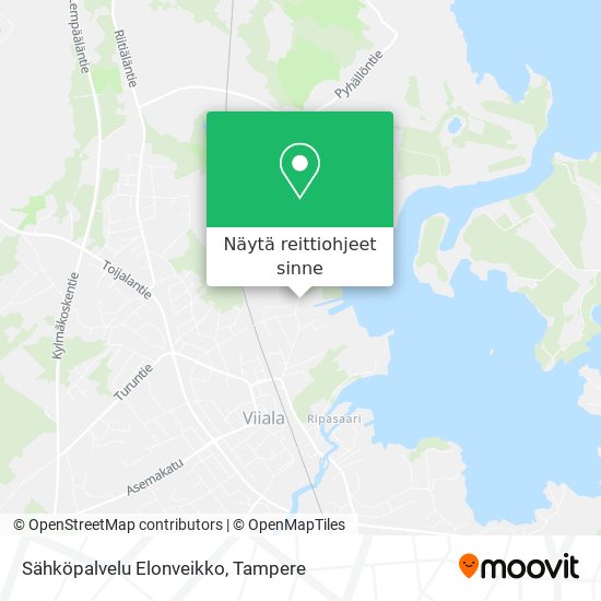 Sähköpalvelu Elonveikko kartta