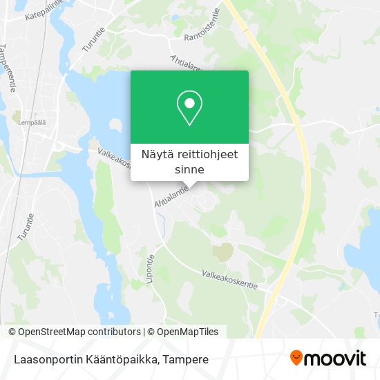 Laasonportin Kääntöpaikka kartta