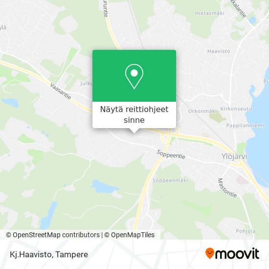 Kuinka päästä kohteeseen  paikassa Ylöjärvi kulkuvälineellä  Bussi?