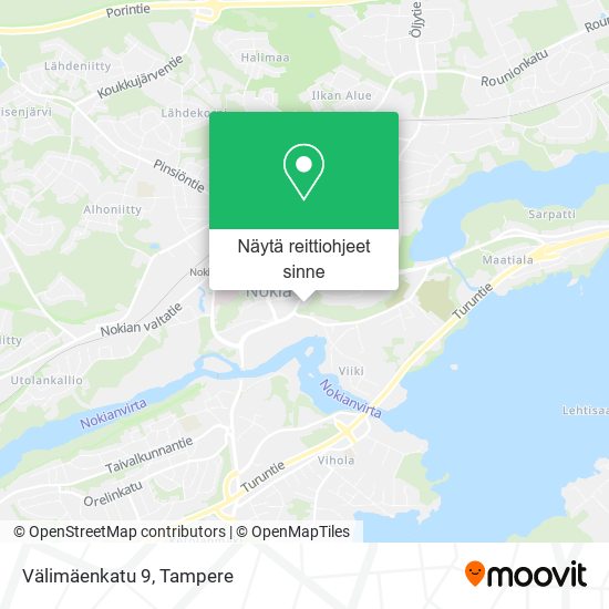 Välimäenkatu 9 kartta