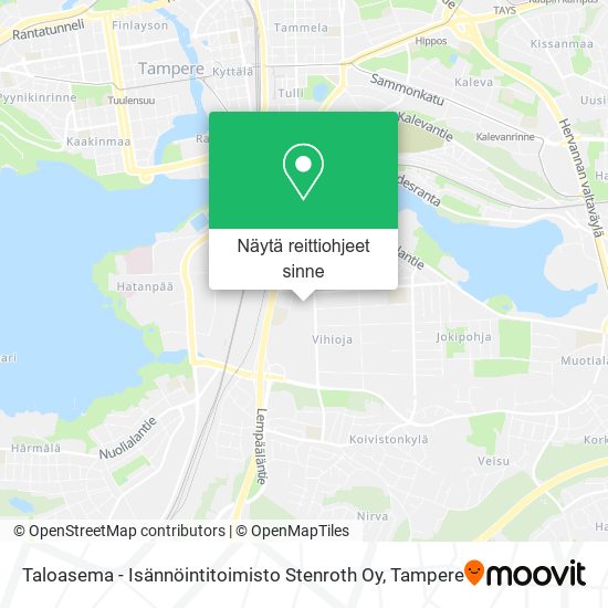 Taloasema - Isännöintitoimisto Stenroth Oy kartta
