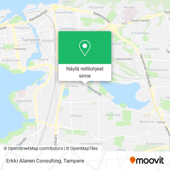 Erkki Alanen Consulting kartta