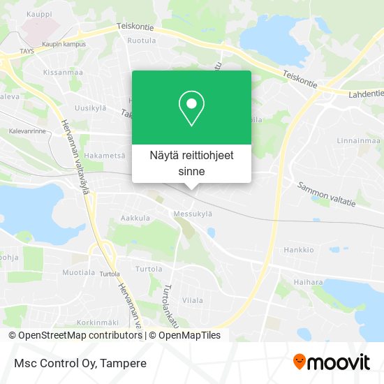 Msc Control Oy kartta