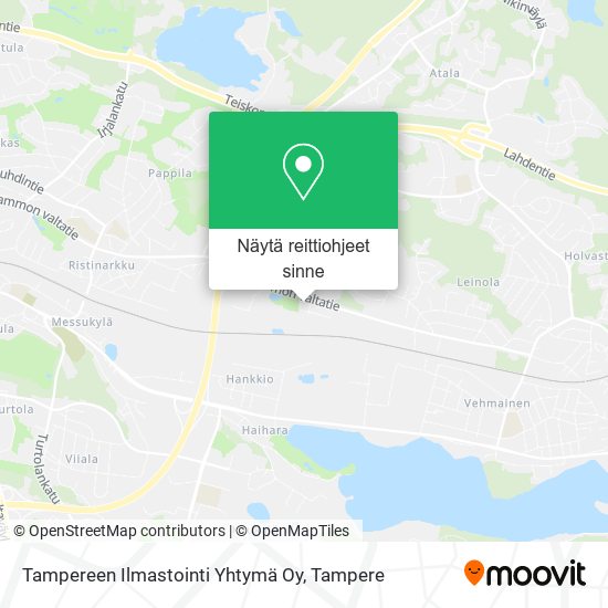 Tampereen Ilmastointi Yhtymä Oy kartta