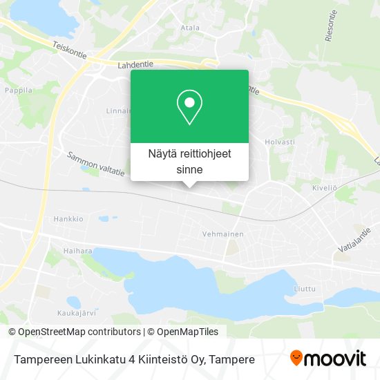 Tampereen Lukinkatu 4 Kiinteistö Oy kartta