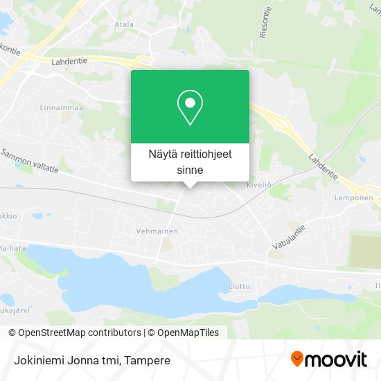 Jokiniemi Jonna tmi kartta