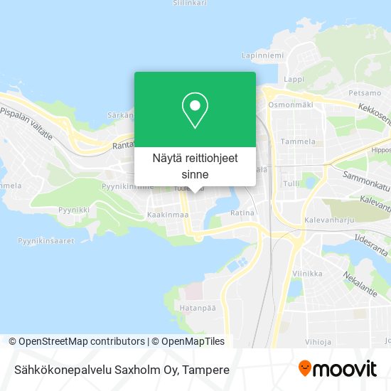 Sähkökonepalvelu Saxholm Oy kartta