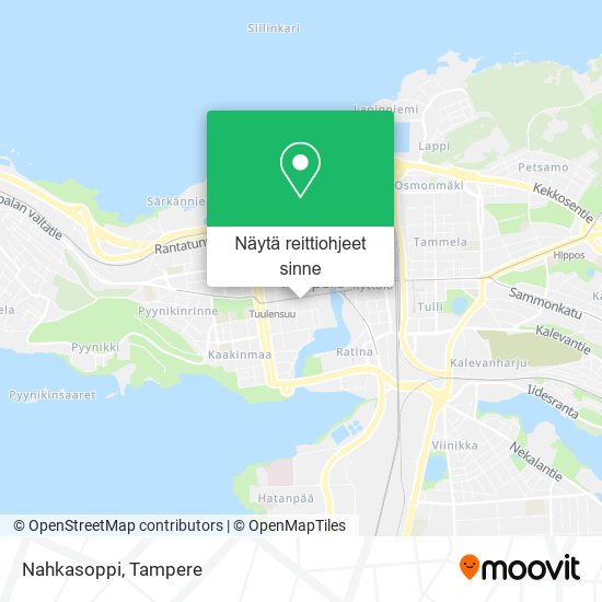 Kuinka päästä kohteeseen Nahkasoppi paikassa Tampere kulkuvälineellä Bussi?