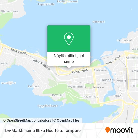 Lvi-Markkinointi Ilkka Huurtela kartta
