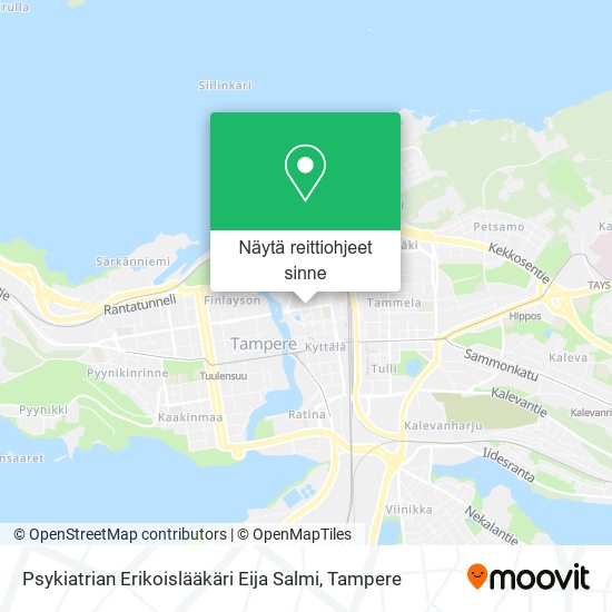 Psykiatrian Erikoislääkäri Eija Salmi kartta