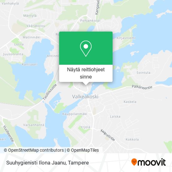 Suuhygienisti Ilona Jaanu kartta