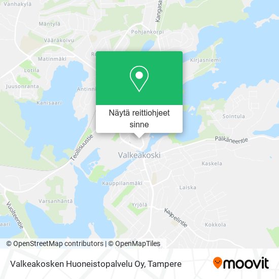 Valkeakosken Huoneistopalvelu Oy kartta