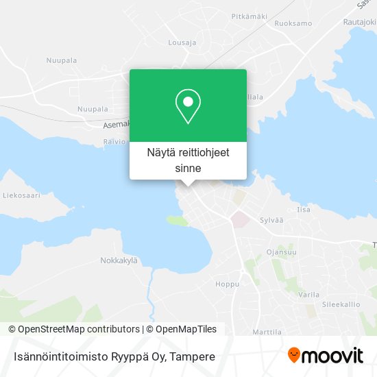 Isännöintitoimisto Ryyppä Oy kartta