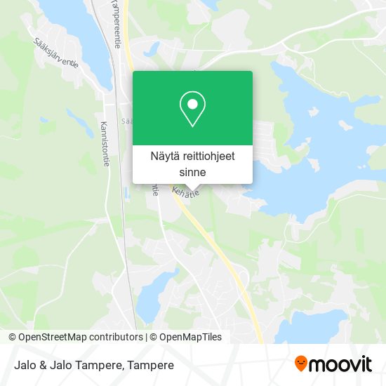 Jalo & Jalo Tampere kartta