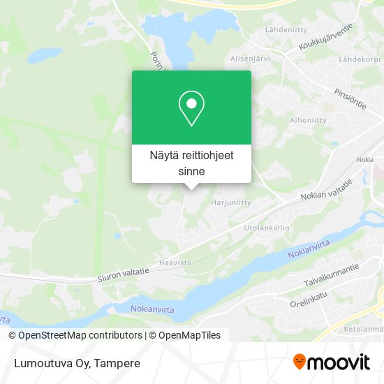 Lumoutuva Oy kartta