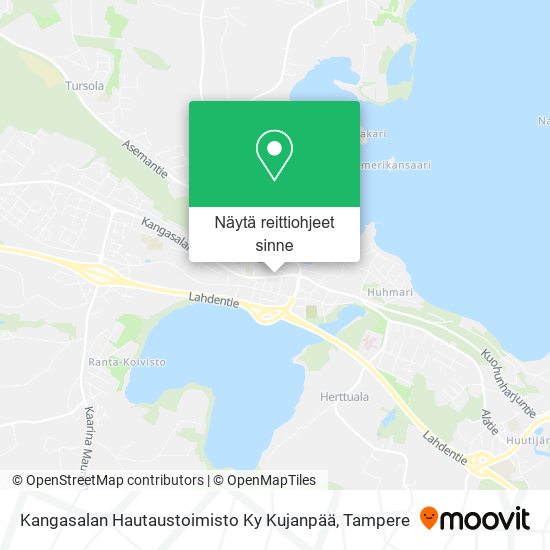 Kangasalan Hautaustoimisto Ky Kujanpää kartta