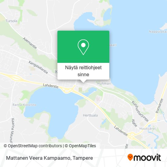 Mattanen Veera Kampaamo kartta