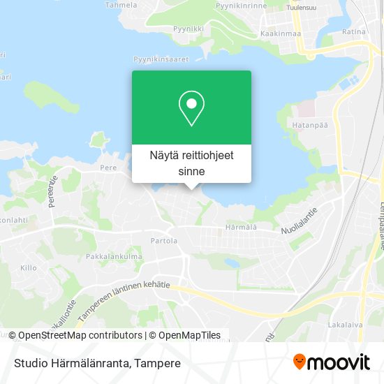 Studio Härmälänranta kartta