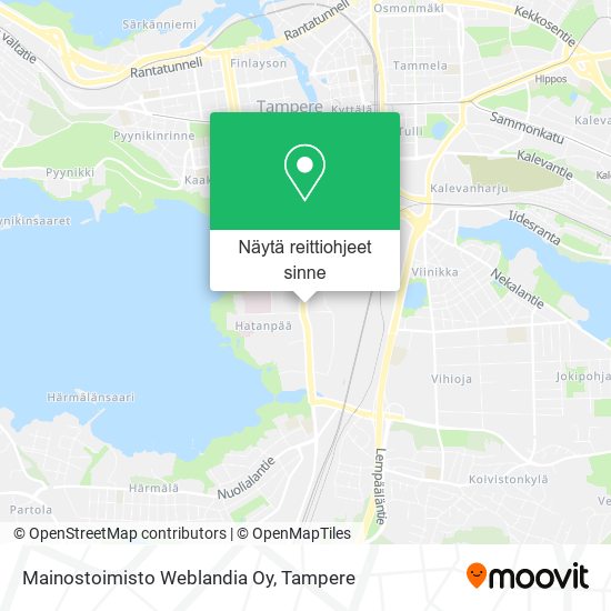 Mainostoimisto Weblandia Oy kartta