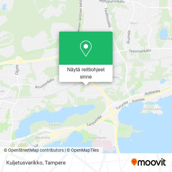 Kuljetusvarikko kartta