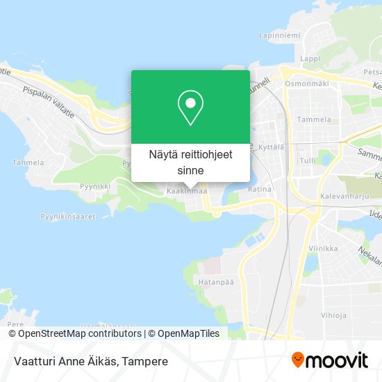 Vaatturi Anne Äikäs kartta
