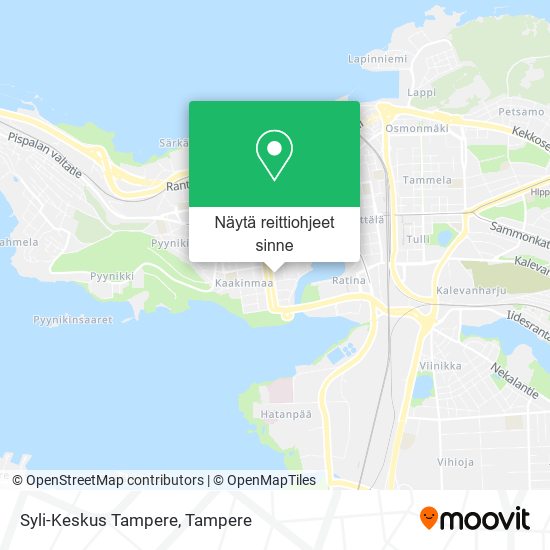 Syli-Keskus Tampere kartta
