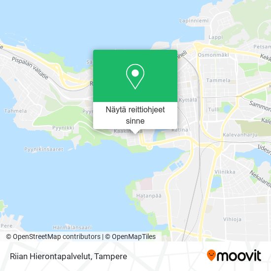 Riian Hierontapalvelut kartta