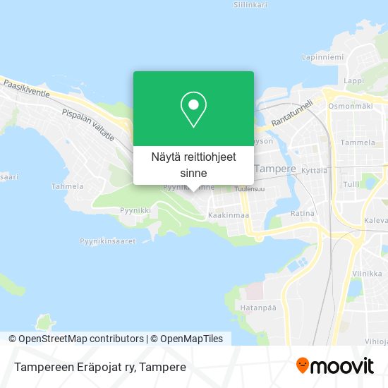 Tampereen Eräpojat ry kartta