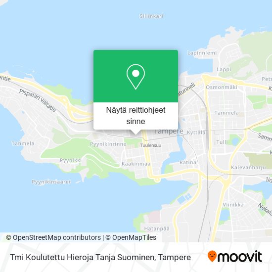 Tmi Koulutettu Hieroja Tanja Suominen kartta