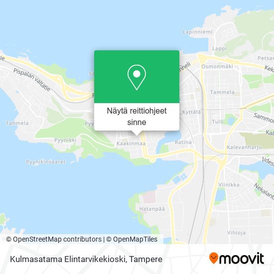 Kulmasatama Elintarvikekioski kartta