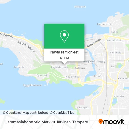 Hammaslaboratorio Markku Järvinen kartta