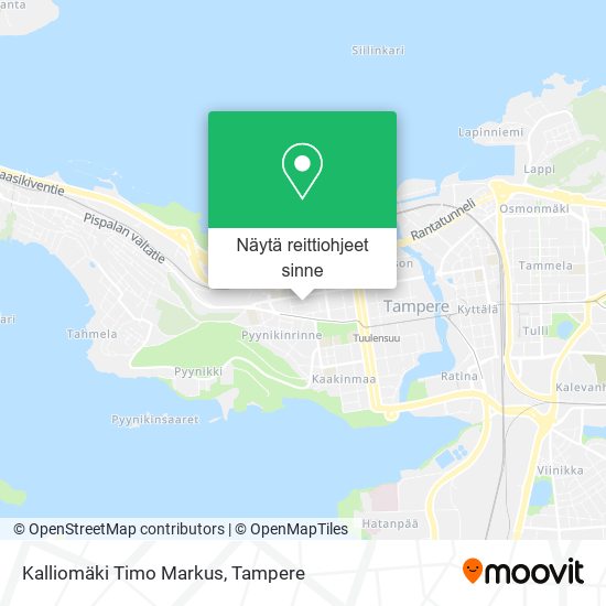 Kalliomäki Timo Markus kartta