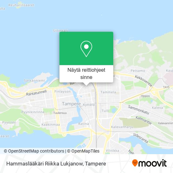 Hammaslääkäri Riikka Lukjanow kartta