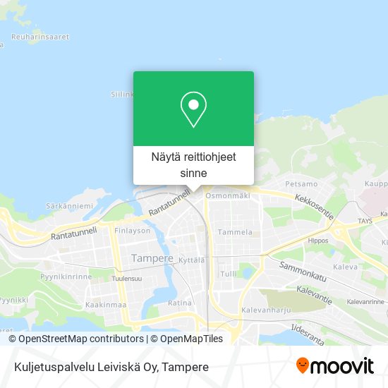 Kuljetuspalvelu Leiviskä Oy kartta