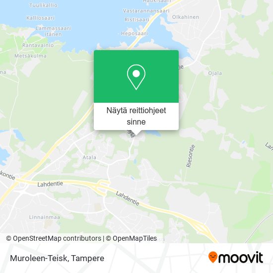Muroleen-Teisk kartta