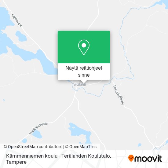 Kämmenniemen koulu - Terälahden Koulutalo kartta