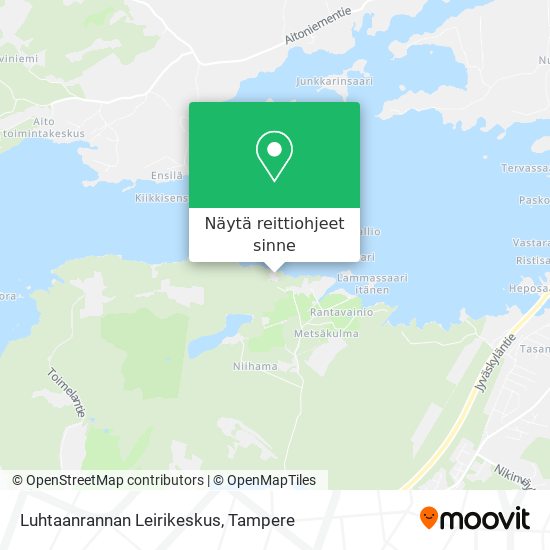 Luhtaanrannan Leirikeskus kartta