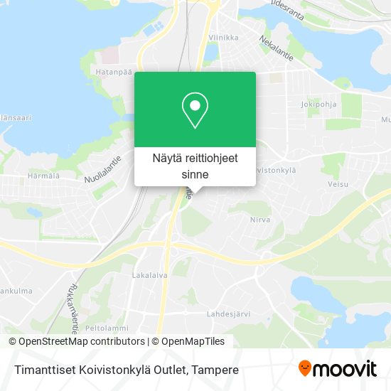 Timanttiset Koivistonkylä Outlet kartta
