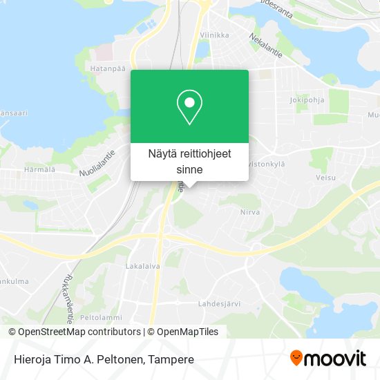 Hieroja Timo A. Peltonen kartta