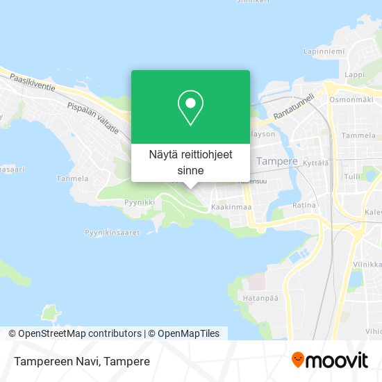 Tampereen Navi kartta