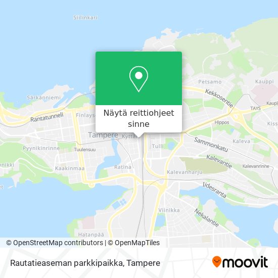 Rautatieaseman parkkipaikka kartta