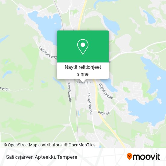 Sääksjärven Apteekki kartta