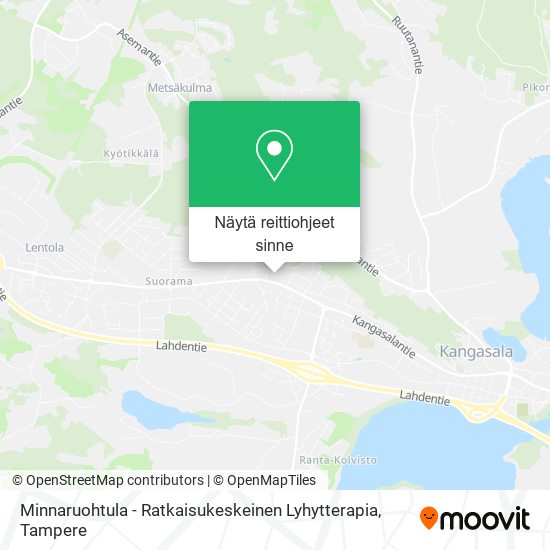 Minnaruohtula - Ratkaisukeskeinen Lyhytterapia kartta