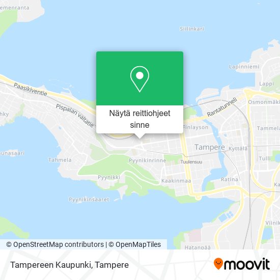 Tampereen Kaupunki kartta