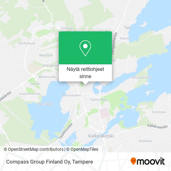 Compass Group Finland Oy kartta
